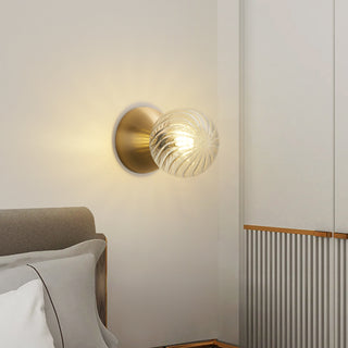 Celeste Optical Swirl Sconce