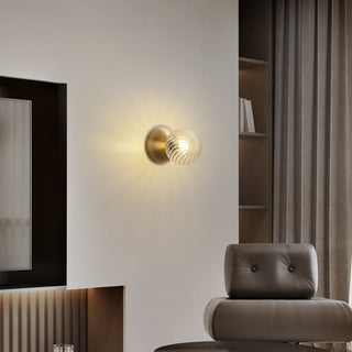 Celeste Optical Swirl Sconce