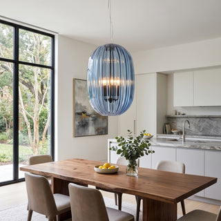 Celestia Fluted Glass Pendant Light