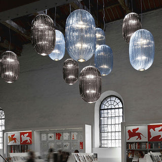 Celestia Fluted Glass Pendant Light
