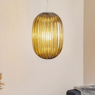 Celestia Fluted Glass Pendant Light