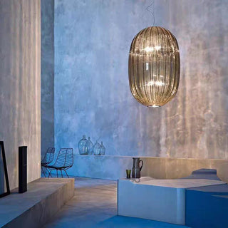 Celestia Fluted Glass Pendant Light