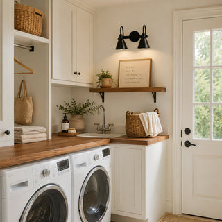 Cellmn Double Gooseneck Sconce