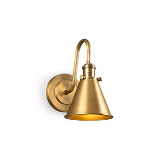 Cellmn Gooseneck Cone Sconce