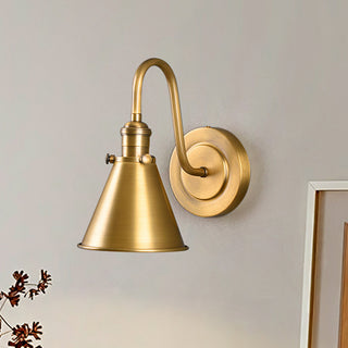 Cellmn Gooseneck Cone Sconce