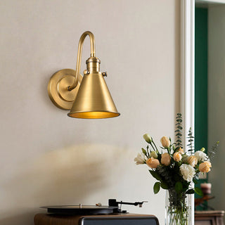 Cellmn Gooseneck Cone Sconce