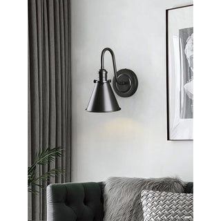 Cellmn Gooseneck Cone Sconce