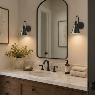 Cellmn Gooseneck Cone Sconce