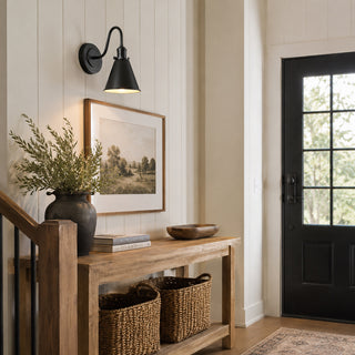 Cellmn Gooseneck Cone Sconce