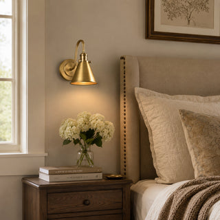 Cellmn Gooseneck Cone Sconce