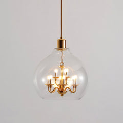 Gold & Clear Glass