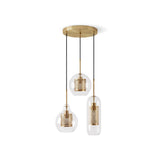 Chiswick Combined Glass Pendant Lights