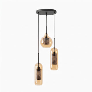 Chiswick Combined Glass Pendant Lights