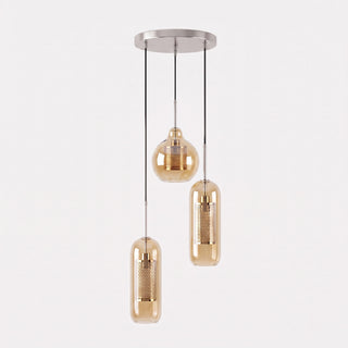 Chiswick Combined Glass Pendant Lights