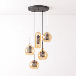 Chiswick Combined Glass Pendant Lights