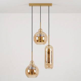 Chiswick Combined Glass Pendant Lights