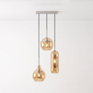 Chiswick Combined Glass Pendant Lights