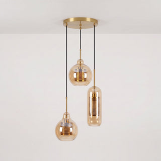 Chiswick Combined Glass Pendant Lights