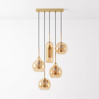 Chiswick Combined Glass Pendant Lights