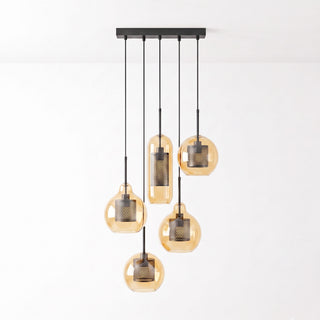 Chiswick Combined Glass Pendant Lights