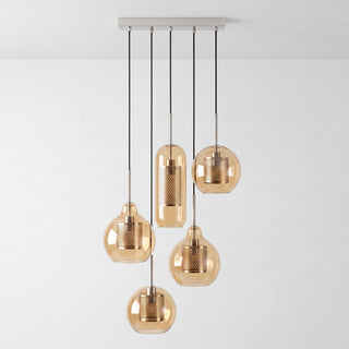Chiswick Combined Glass Pendant Lights