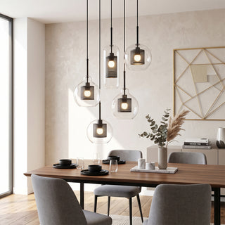 Chiswick Combined Glass Pendant Lights