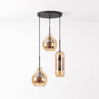 Chiswick Combined Glass Pendant Lights