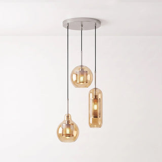 Chiswick Combined Glass Pendant Lights