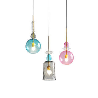 Chromatic Totem Glass Pendant Lamp