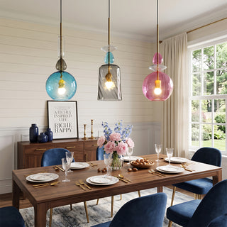 Chromatic Totem Glass Pendant Lamp