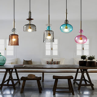 Chromatic Totem Glass Pendant Lamp