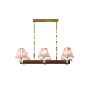 Claribelle Linear Fabric Chandelier