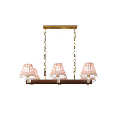 Claribelle Linear Fabric Chandelier
