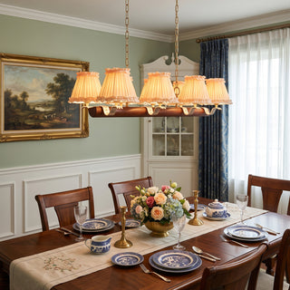 Claribelle Linear Fabric Chandelier
