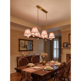 Claribelle Linear Fabric Chandelier