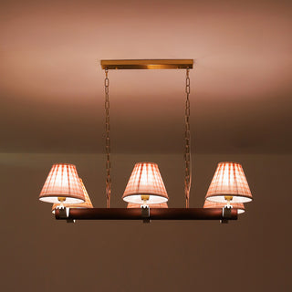 Claribelle Linear Fabric Chandelier