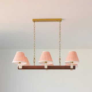 Claribelle Linear Fabric Chandelier