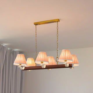 Claribelle Linear Fabric Chandelier