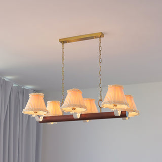 Claribelle Linear Fabric Chandelier
