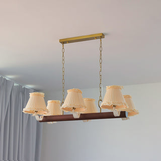 Claribelle Linear Fabric Chandelier