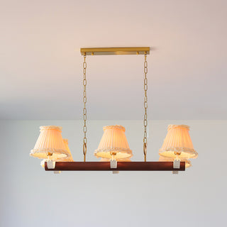 Claribelle Linear Fabric Chandelier