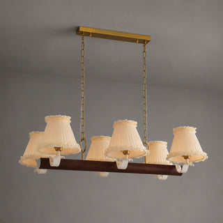 Claribelle Linear Fabric Chandelier