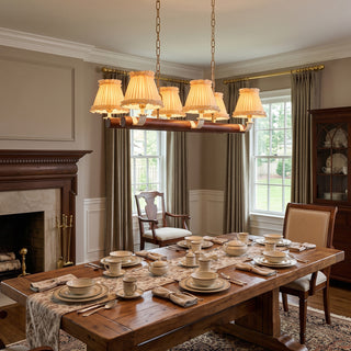 Claribelle Linear Fabric Chandelier