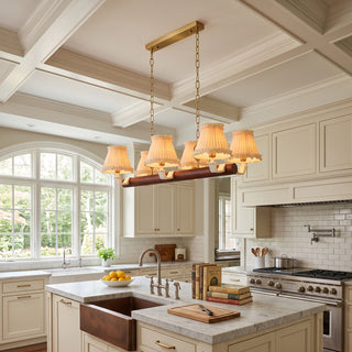Claribelle Linear Fabric Chandelier