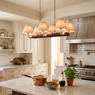 Claribelle Linear Fabric Chandelier