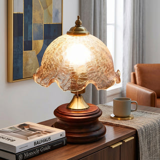 Clary Crackle Glass Table Lamp