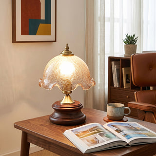 Clary Crackle Glass Table Lamp