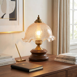 Clary Crackle Glass Table Lamp