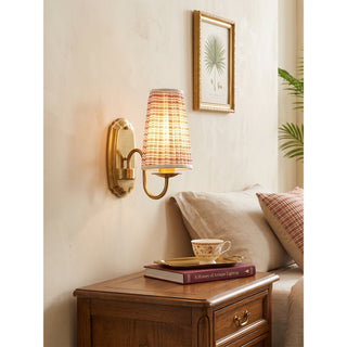 Clementine Pleated Stripe Sconce