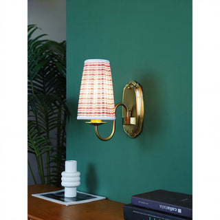 Clementine Pleated Stripe Sconce